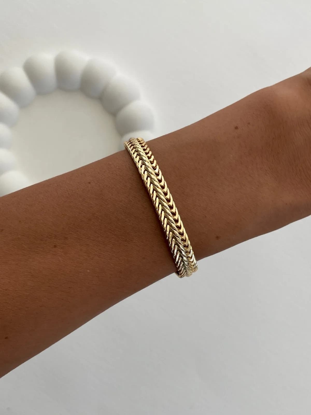 Özel Seri Marka Model Hasır Gold Bileklik