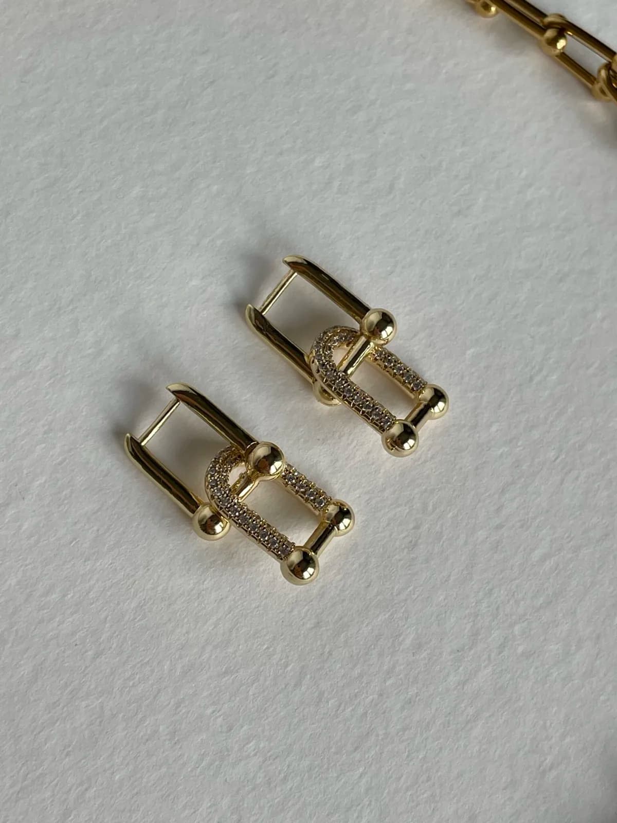 Özel Seri Zirkon Taşlı Marka Gold Küpe