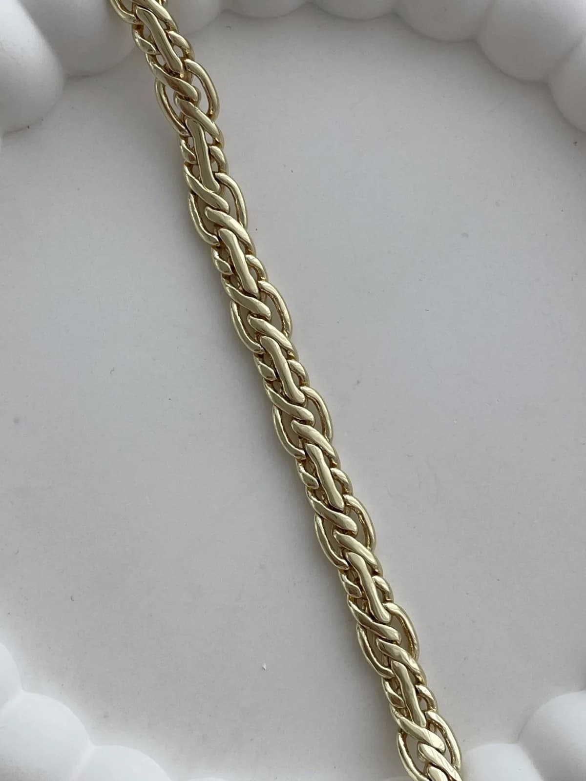 Özel Seri İç İçe Geçmeli Zincir Tasarım Gold Bileklik