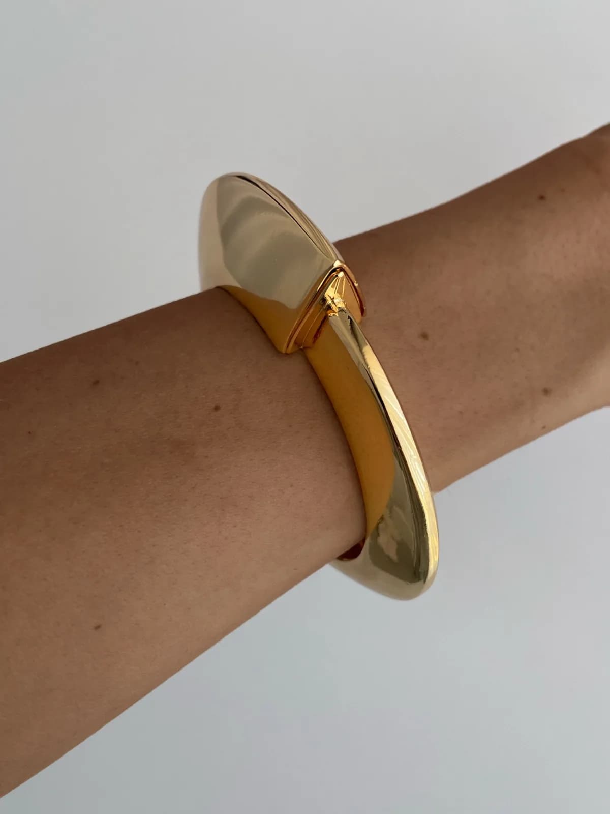 Özel Seri Geometrik Desen Gold Kelepçe Bileklik