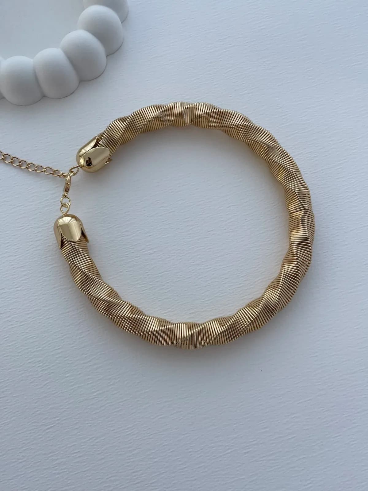 Özel Seri Burgu Desen Kalın Marka Gold Kolye Bileklik Seti
