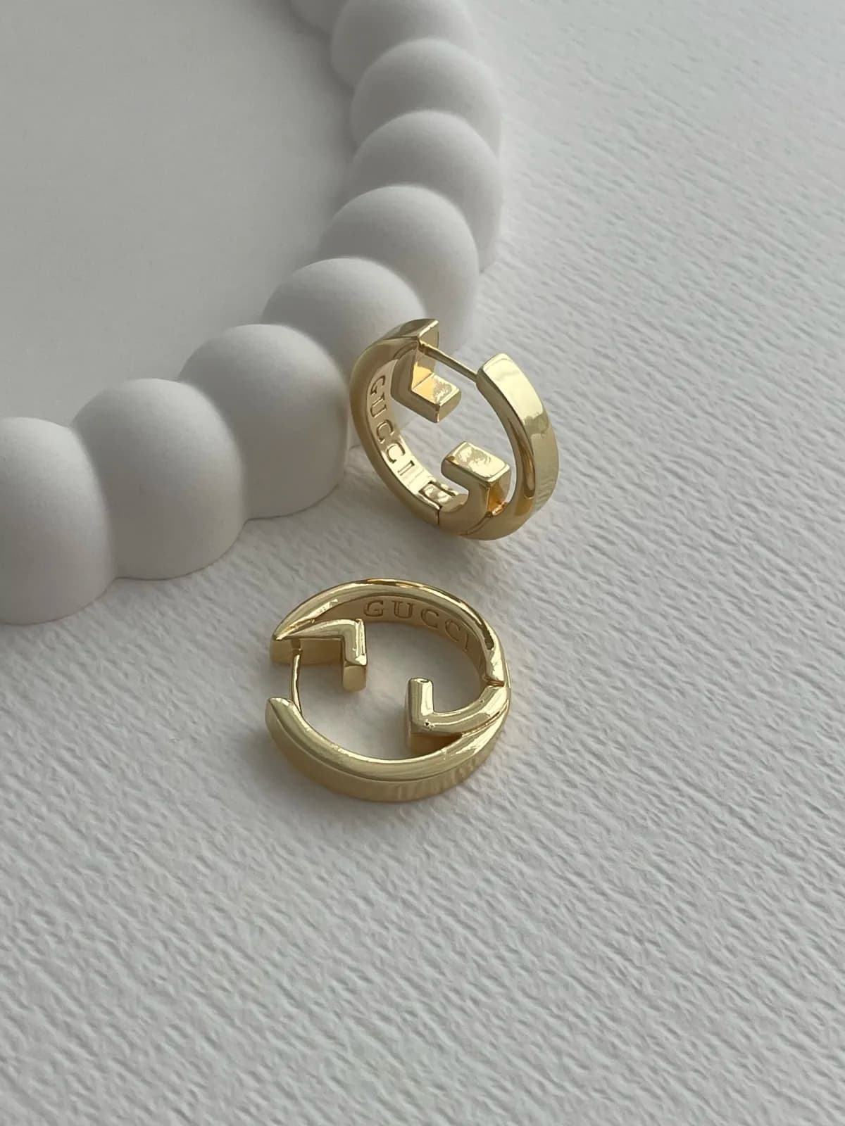 Özel Seri Marka Model Gold Küpe