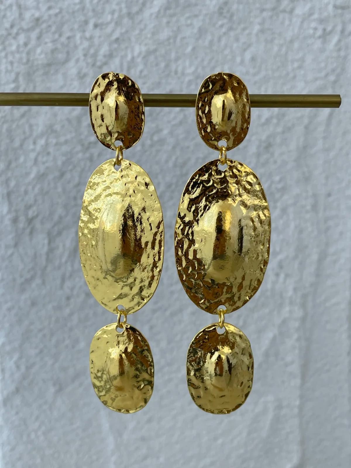 Özel Seri Marka Model Büyük Boy Gold Küpe