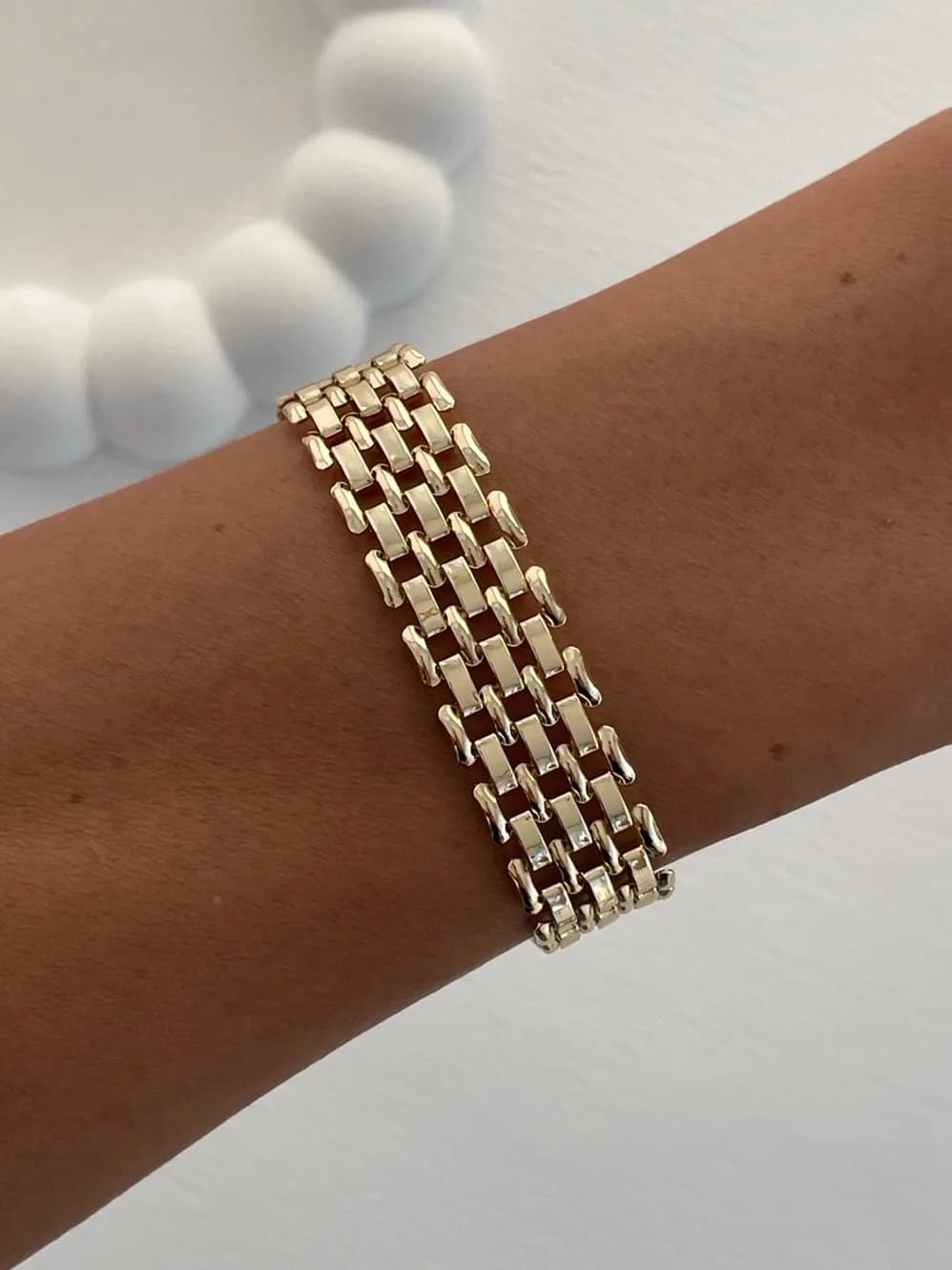 Özel Seri Gold Hasır Choker Bileklik