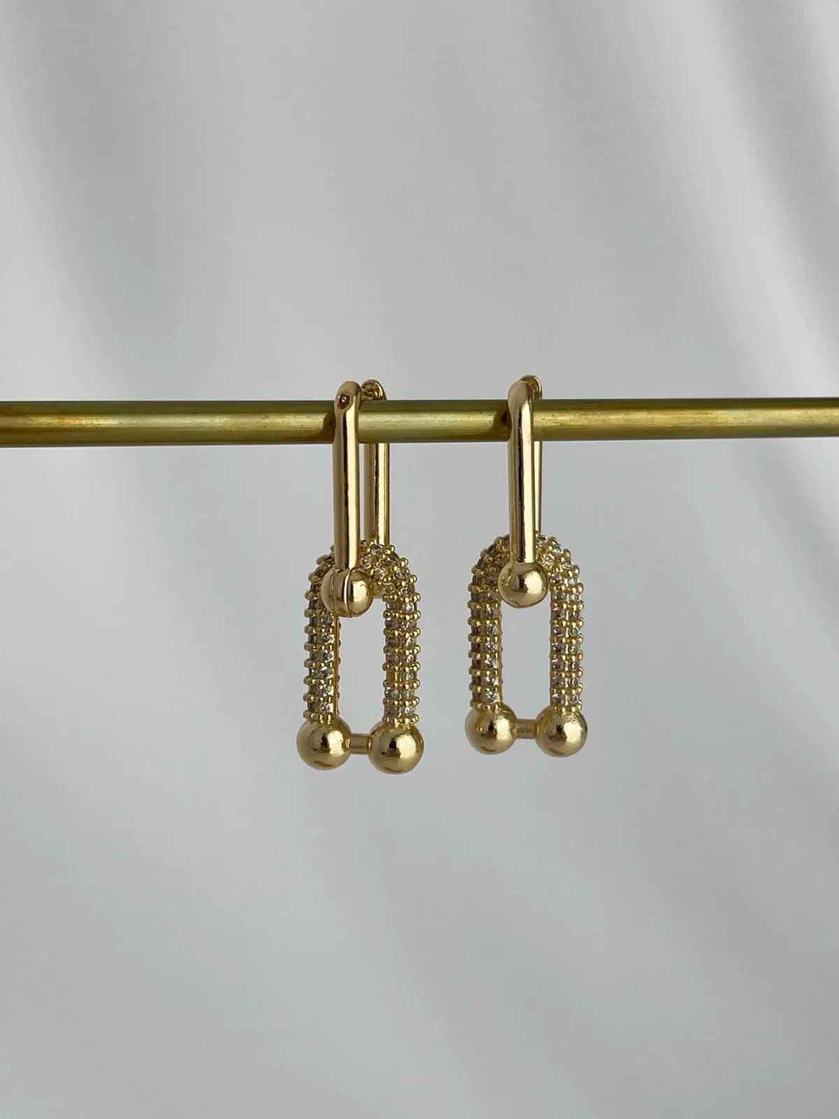 Özel Seri Zirkon Taşlı Marka Gold Küpe