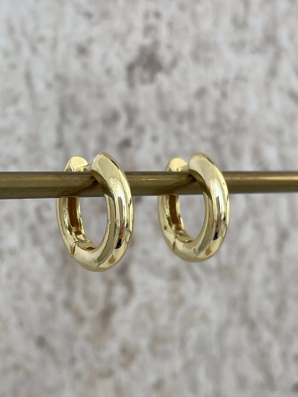 Özel Seri Küçük Gold Halka Küpe