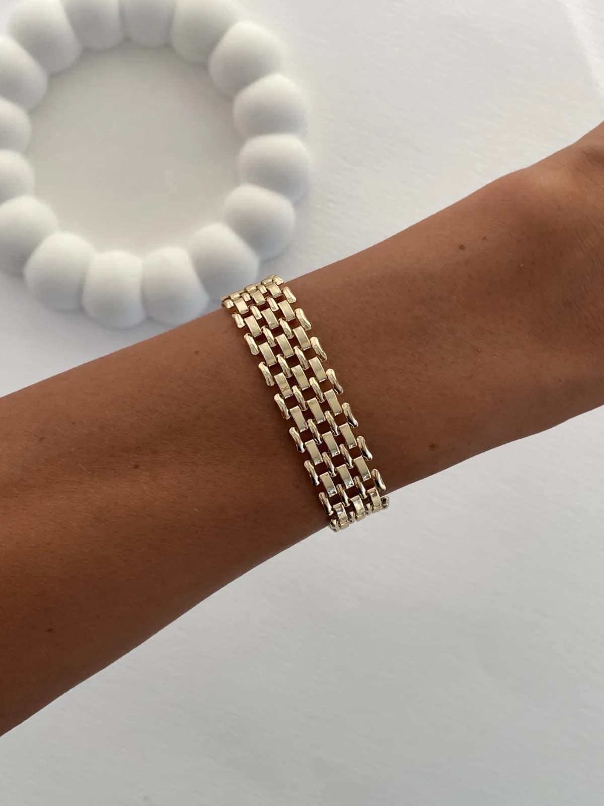 Özel Seri Gold Hasır Choker Bileklik
