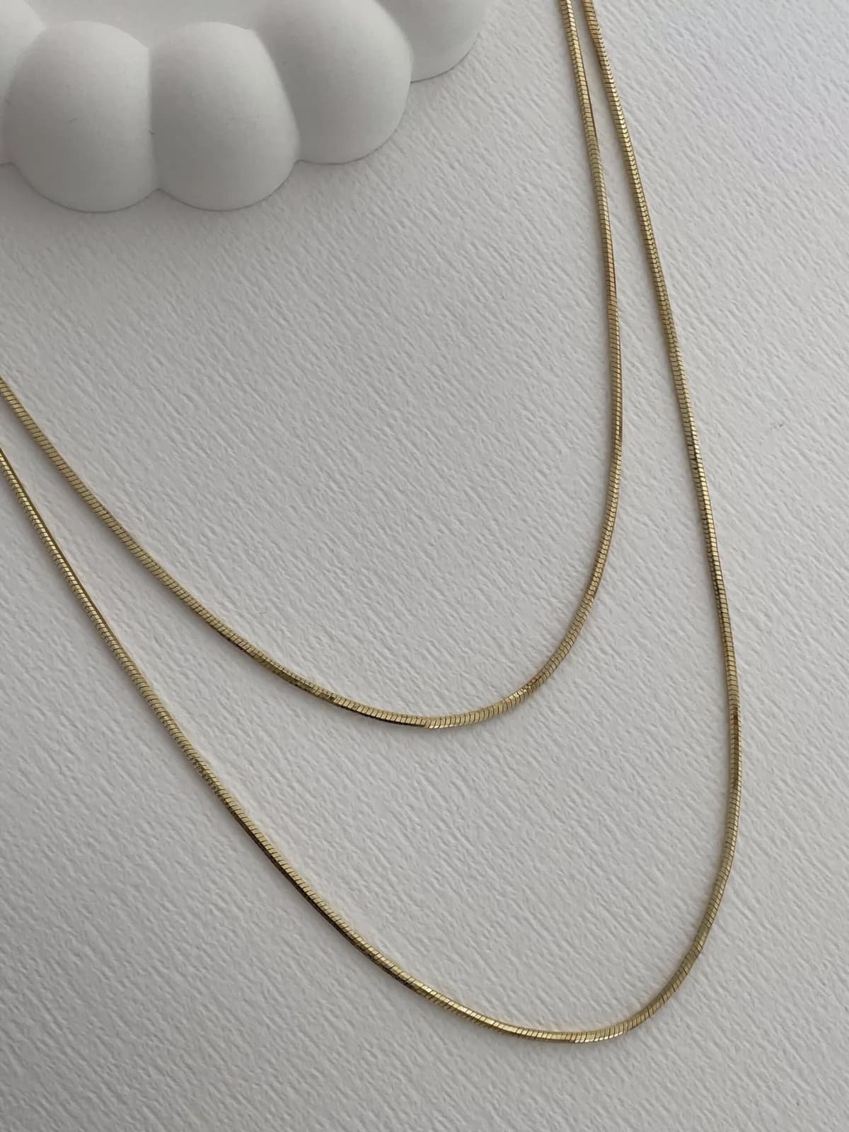 Özel Seri Yuvarlak İtalyan Zincir Gold Kolye 62 Cm