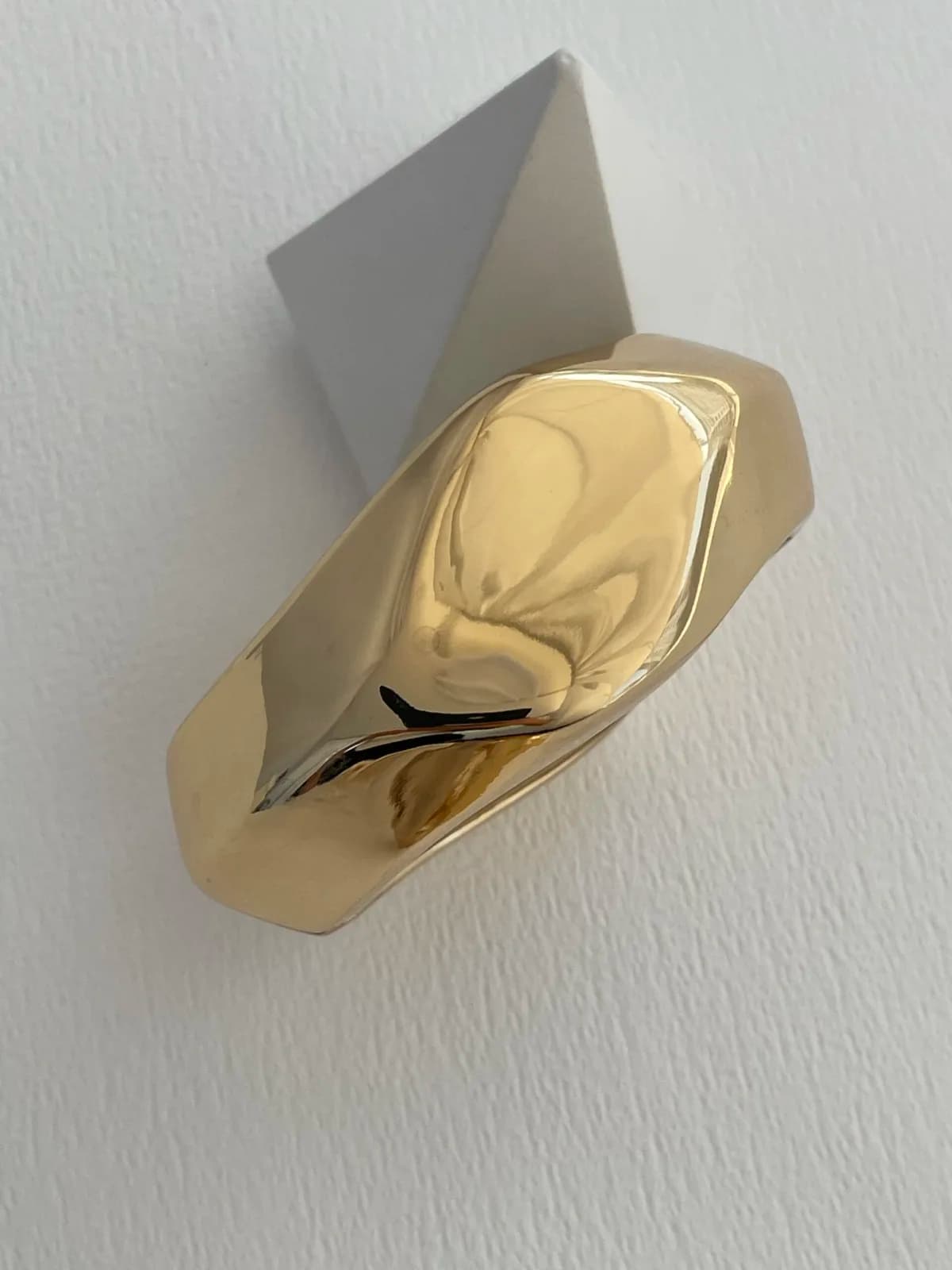 Özel Seri Soyut Tasarım Gold Kalın Kelepçe Bileklik
