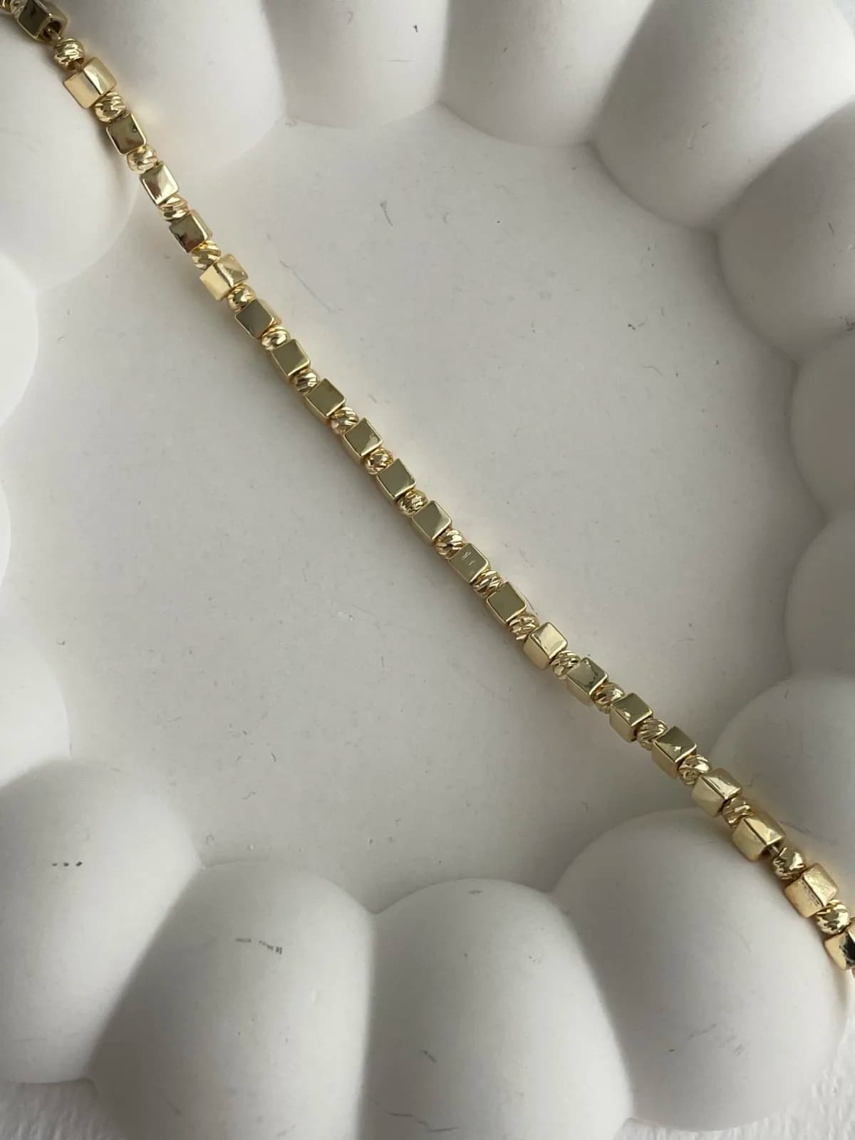 Özel Seri Gold Dorika &amp; Küp Tasarım Bileklik