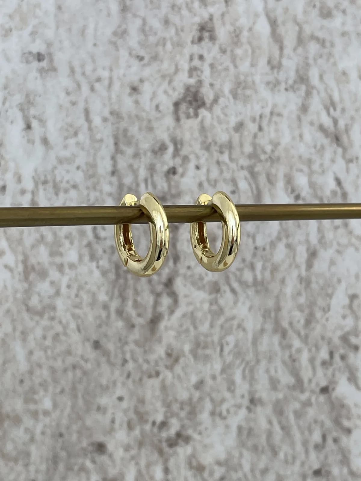 Özel Seri Küçük Gold Halka Küpe