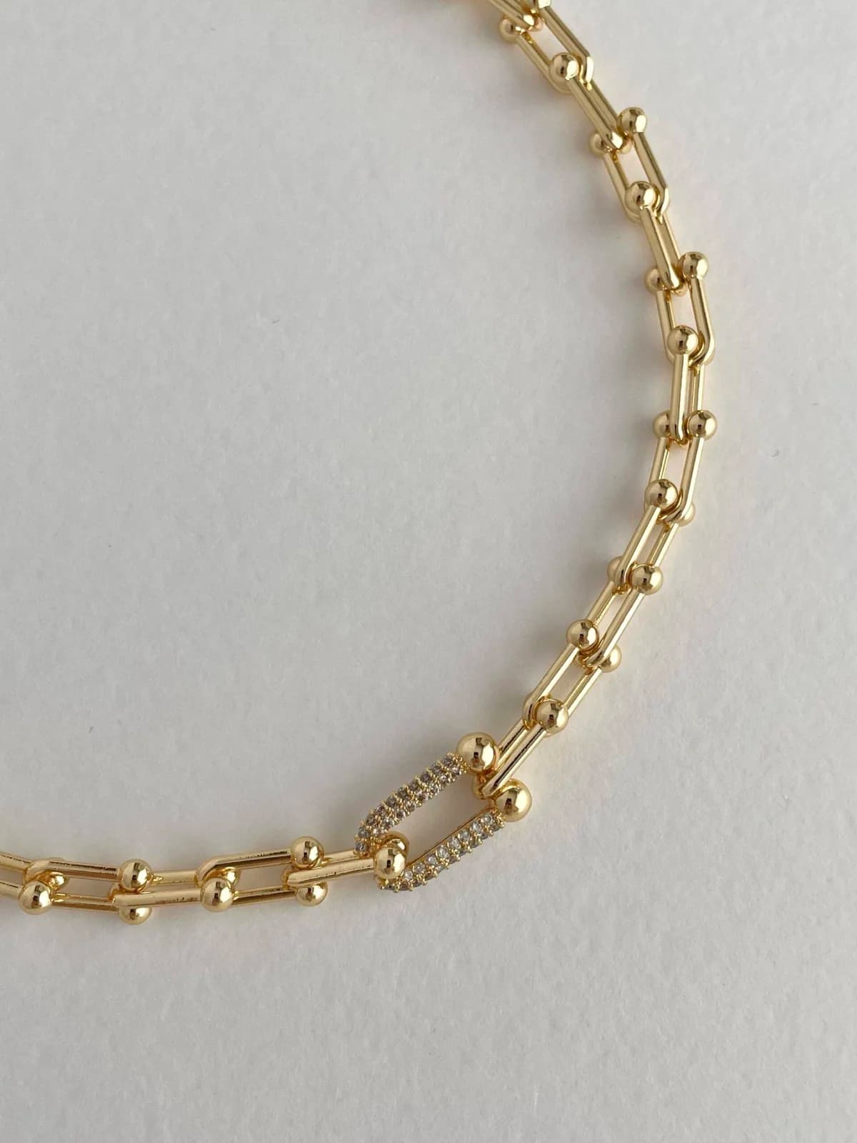 Özel Seri Zirkon Taşlı Marka Gold Kolye